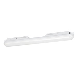 Graue Eglo LED-Wandleuchte Pro LED-E, 2-flammig, 6x54cm, für Deckenmontage geeignet.