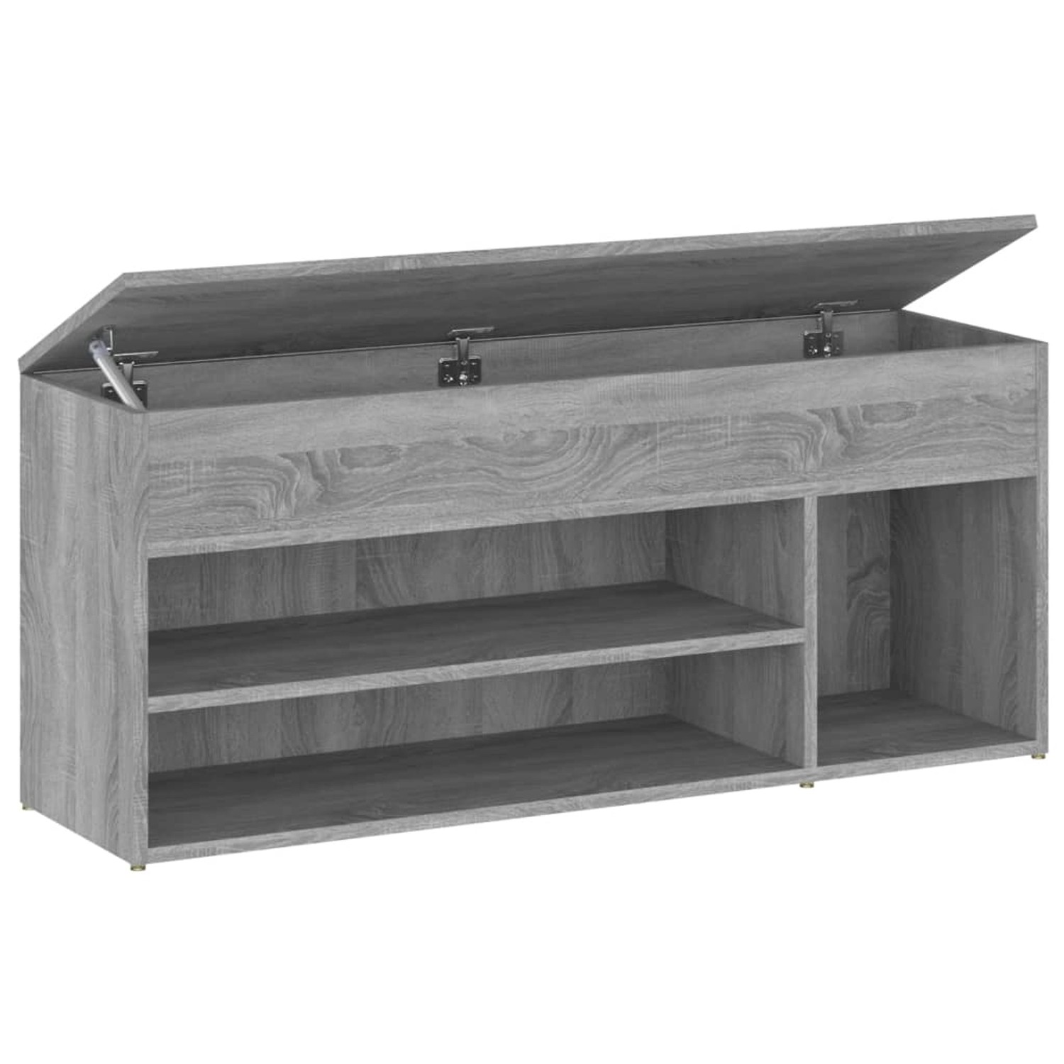 vidaXL Schuhbank Grau Sonoma 105x30x45 cm Holzwerkstoff 816057 günstig online kaufen
