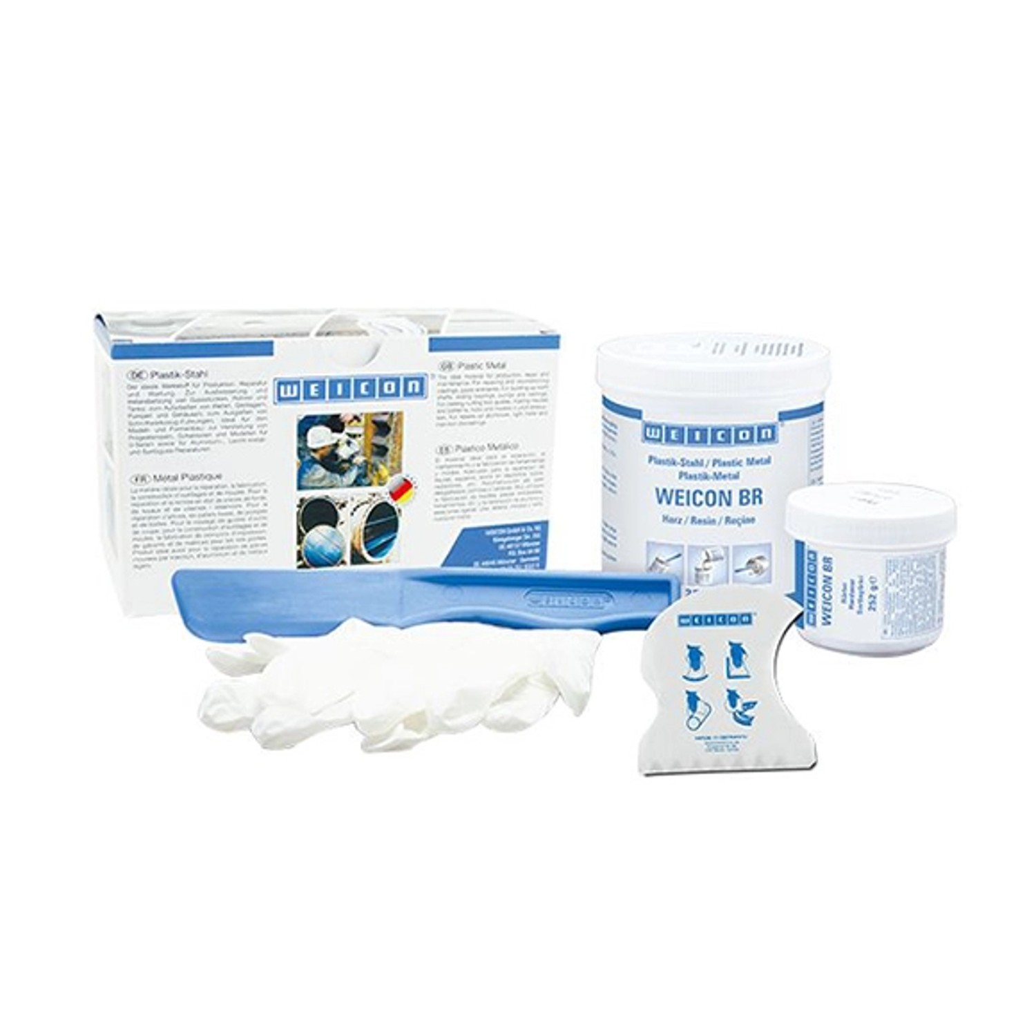 WEICON Plastik-Stahl BR 0.5 kg