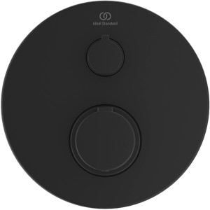 Ideal Standard Ceratherm T100 Unterputz Thermostat in Silk Black für Wannenarmaturen.
