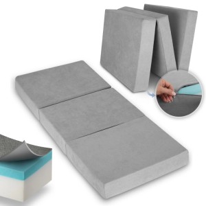 Beautissu VS95 Visco Klappmatratze 201x80x14cm Grau