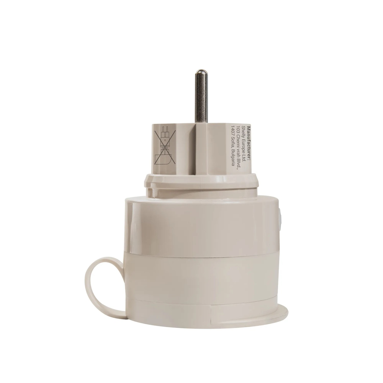 Shelly Smart-Stecker Outdoor Plug S Gen3 Beige für die Hausautomation.