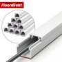 Floordirekt Kabelkanal Oskar Kabelleiste Selbstklebend 10 x 1 m Weiß 15 x 10 mm_2