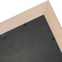 Rückseite des goldenen Bilderrahmens aus Massivholz im Antik-Stil, 30x40 cm.