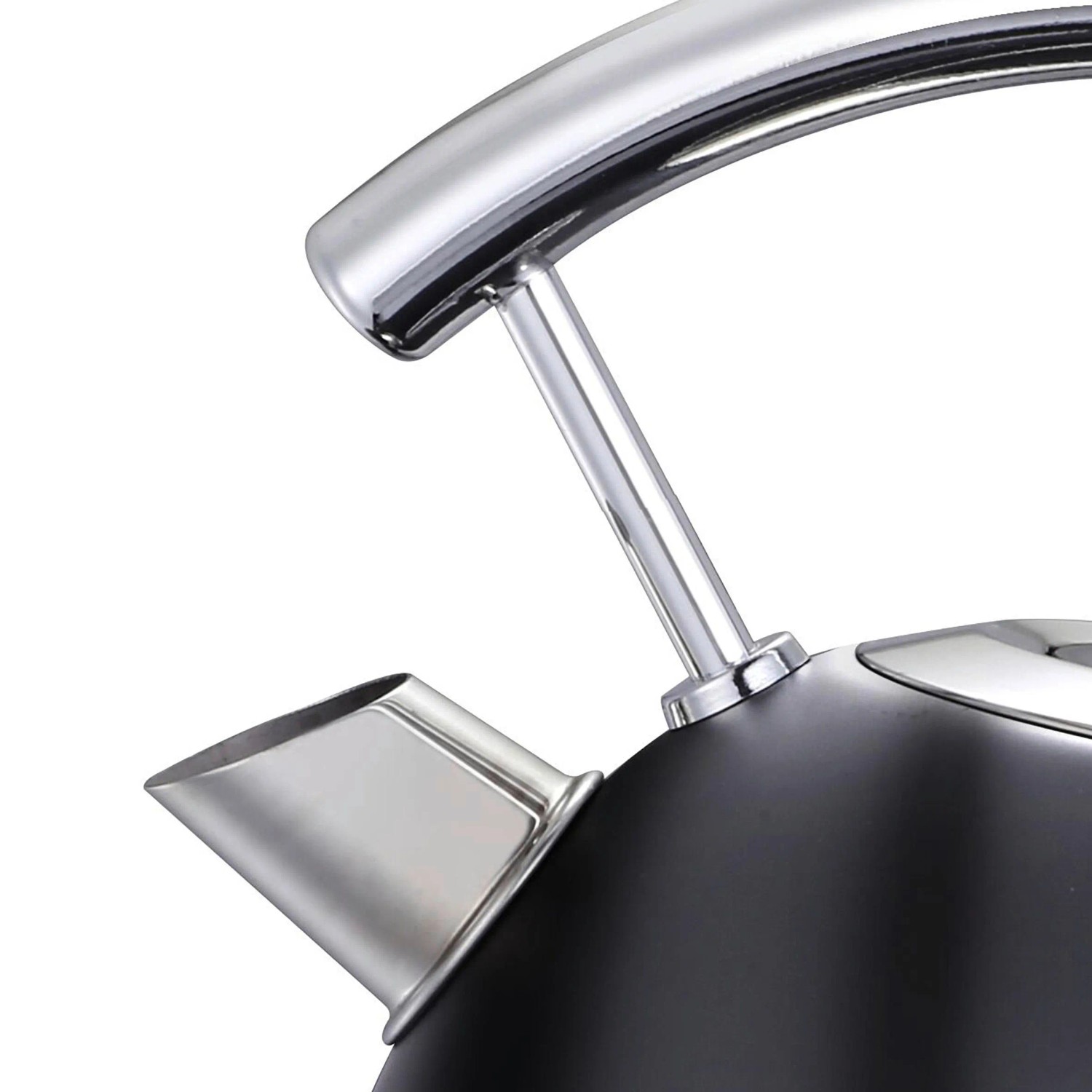 Insido Wasserkocher Retro aus Edelstahl in Schwarz_3
