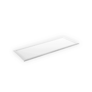 Flaches, weißes LED-Panel 120x30 cm für Büro & Gewerbe. Flimmerfrei, neutralweißes Licht.