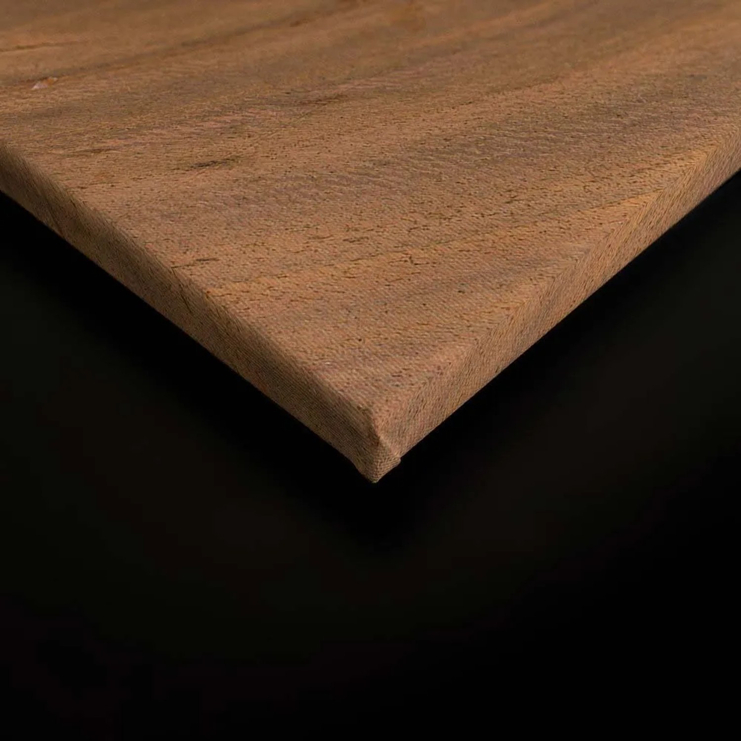 Nahaufnahme: Bricoflor Deko Bild Baumstamm, braunes 3D Leinwandbild, Wanddekoration.
