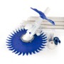 Gre Automatischer-Poolreiniger Professional Vac, weiß/blau, mit Schlauch und Zubehör.