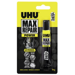 Uhu Max Repair Power 20g, flexibler und starker Kleber für Reparaturen im Innen- und Außenbereich.