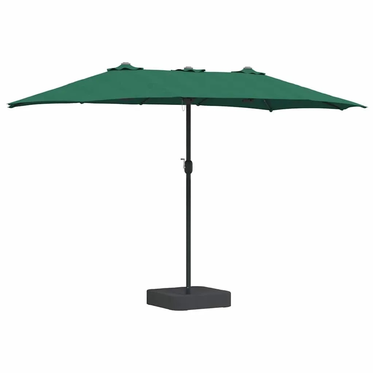 vidaXL Gartenparasol Grün 385 x 209 x 244 cm Stoff 42003284 günstig online kaufen
