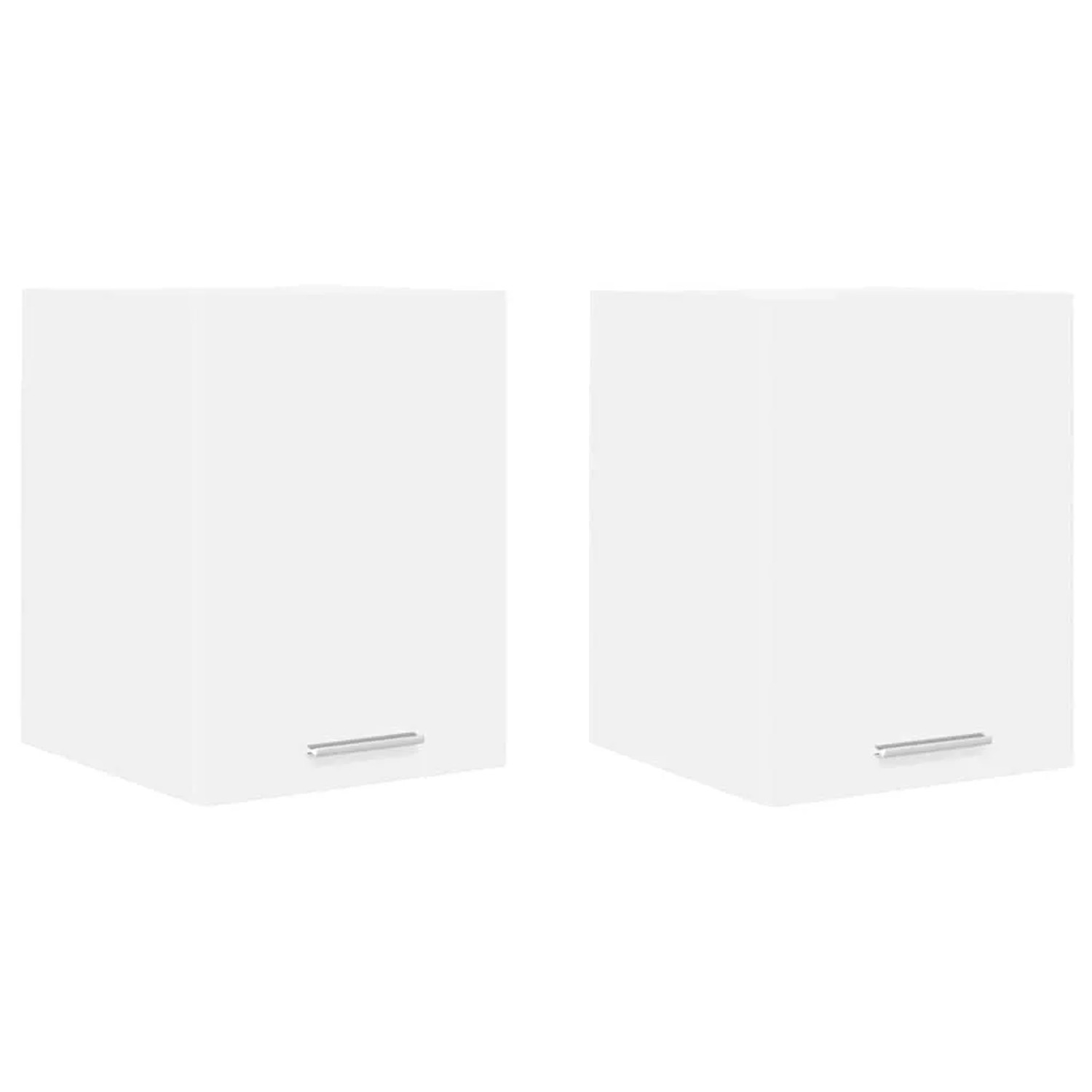 vidaXL Hängeschrank mit Tür 2 Stk Weiß 30 x 31 x 40 cm Holzwerkstoff 884115 günstig online kaufen