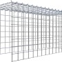 Gabiona Anbaukorb Typ 4, 40x80x30cm, Maschenweite 5x5cm, aus verzinktem Drahtgitter.