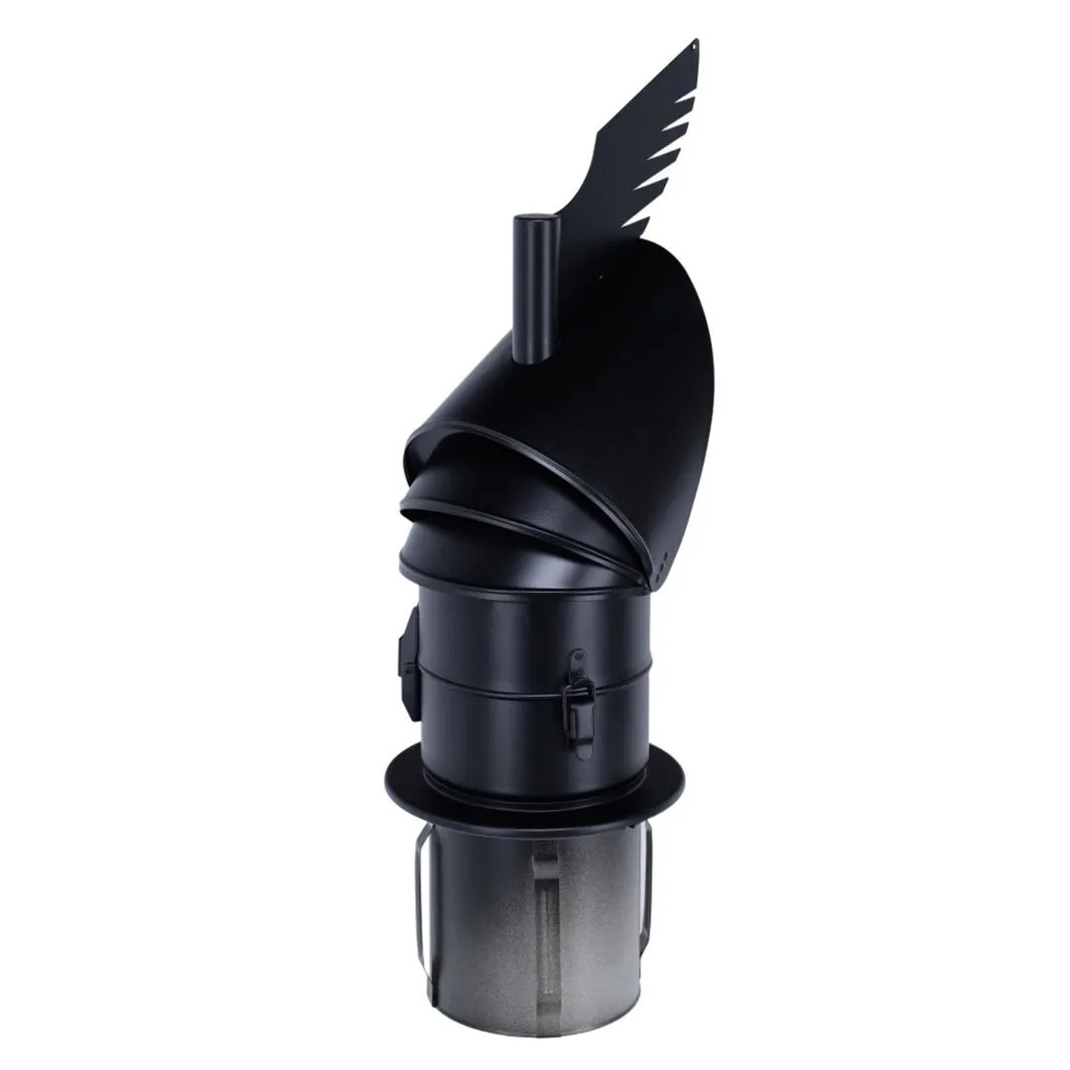 Subtiel Schornsteinaufsatz Rotowent Dragon 2 Zum Einstecken Edelstahl Ø 150 mm Schwarz
