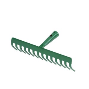 Galaflor Gartenrechen aus Stahl 14 Zinken 35 cm