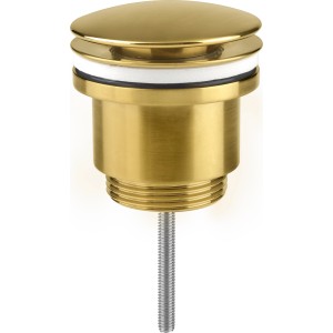 baliv Push-Ventil PV-3460, gold matt, für Waschtisch Ablauf