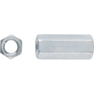Verbindungsmutter M16 x 30 mm Stahl Feuerverzinkt 1 Stück