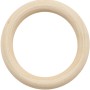 Glorex Holzring, 70mm, 2er-Set, FSC®-zertifiziert, für Bastelarbeiten und Dekorationen.