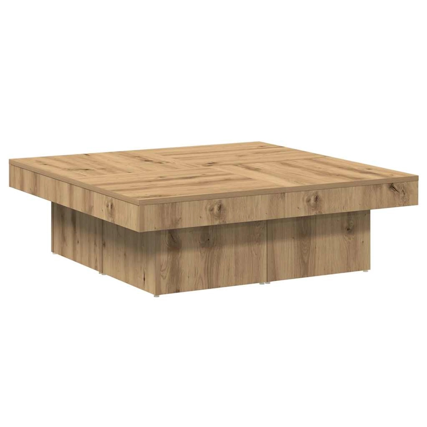 vidaXL Couchtisch Artisan-Eiche 90x90x28 cm Holzwerkstoff 856555 günstig online kaufen