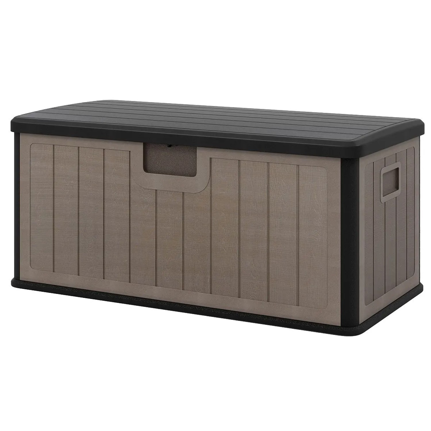 Costway Gartenbox 378 L Wasserdicht mit Abschließbarem Deckel