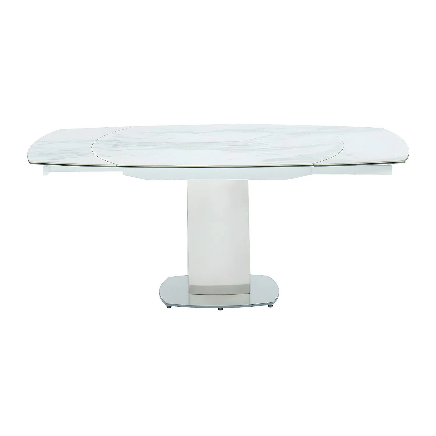 Vente-unique Esstisch Talicia Weiß 120 cm  180 cm