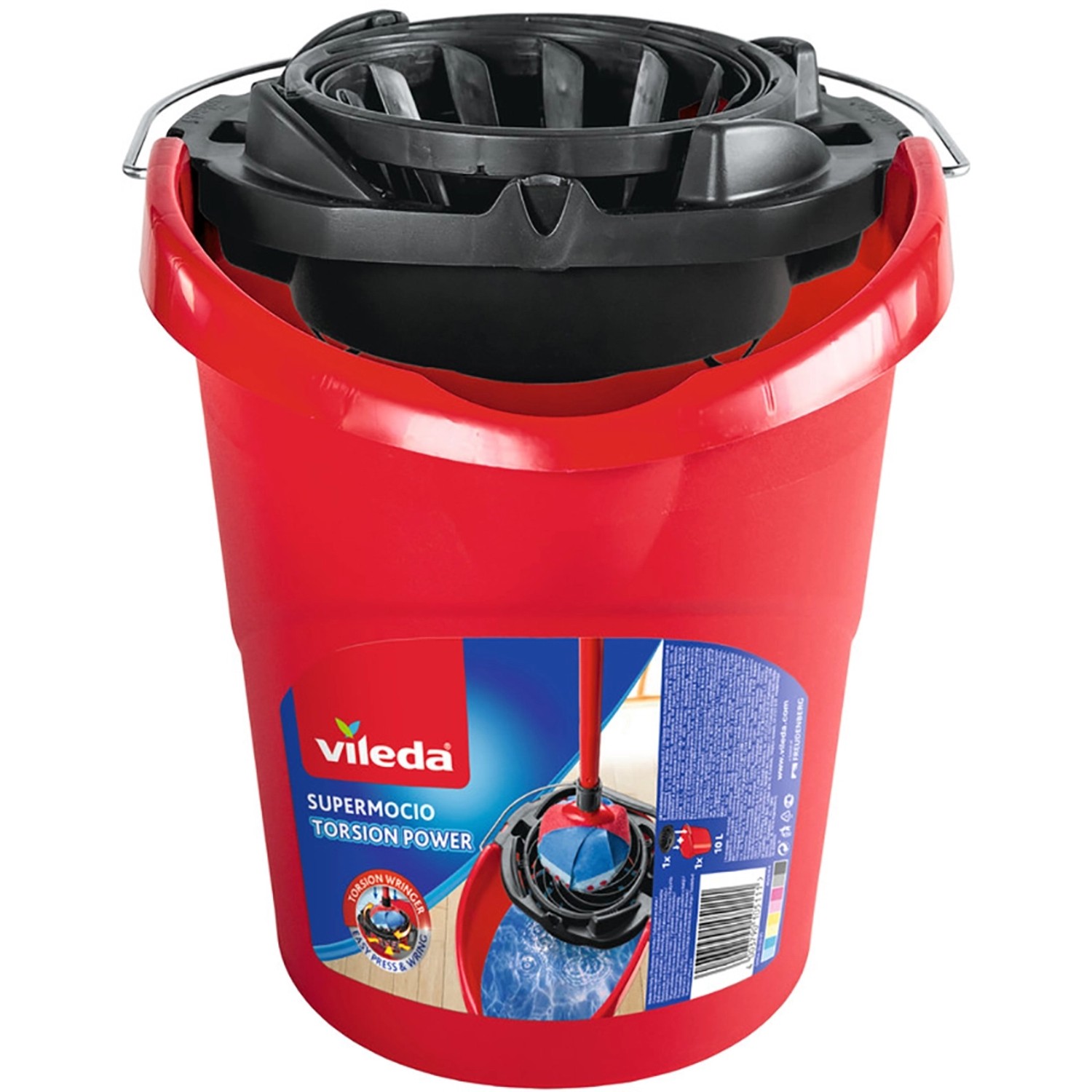 Vileda Wischmopp-Eimer SuperMocio mit PowerPress