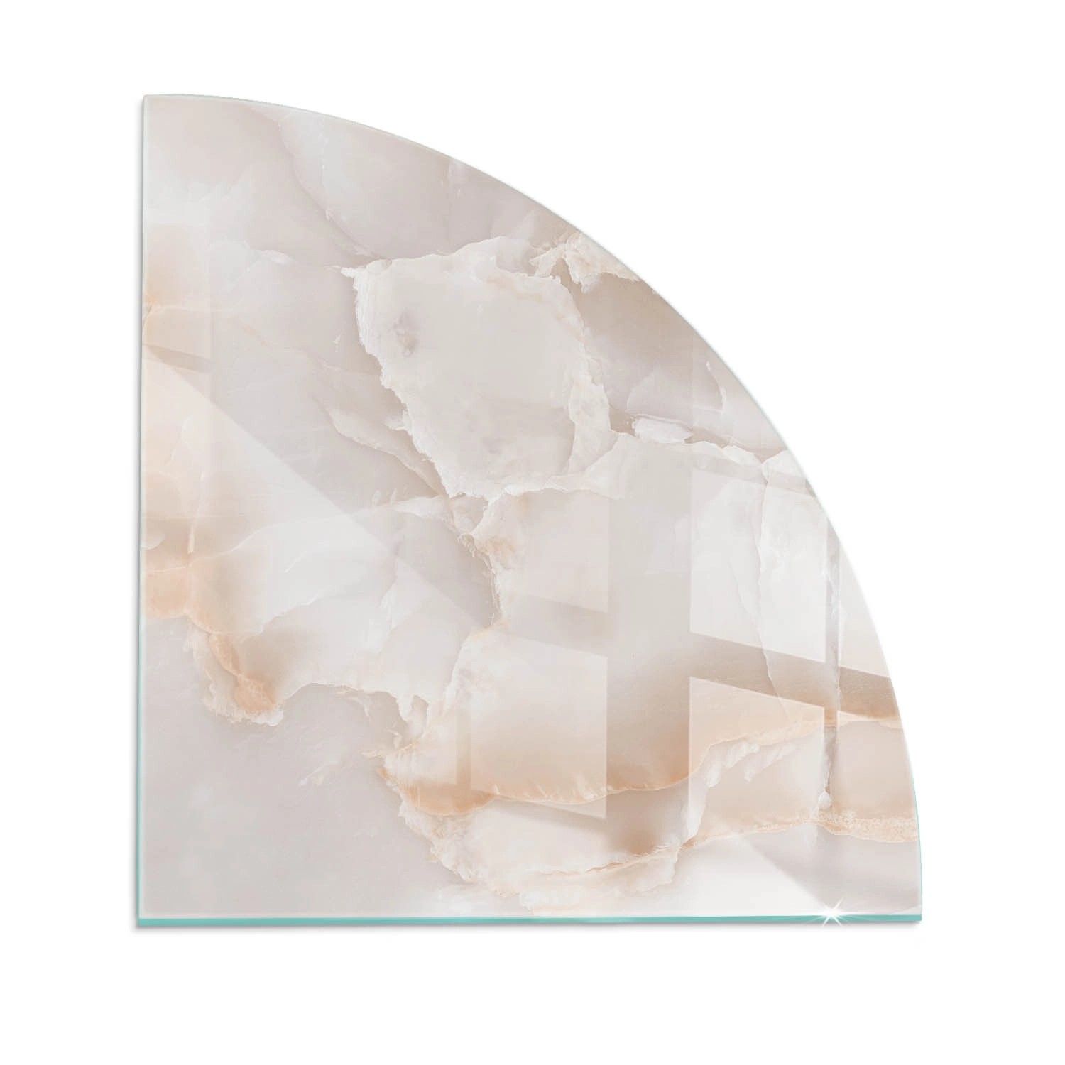 Tulup Glasplatte für Kamin Natursteinmuster Bodenplatte Glas für Ofen Quart günstig online kaufen