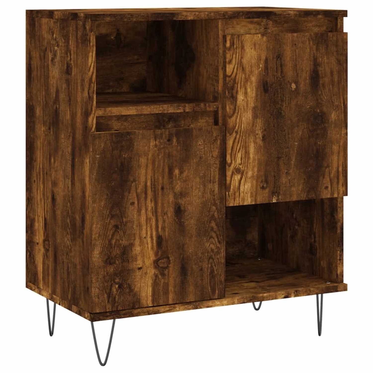 vidaXL Sideboard Räuchereiche 60x35x70 cm Holzwerkstoff 831193 günstig online kaufen