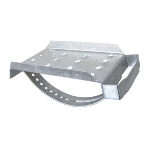 Daprona Dachtritt, 25cm, Stahl verzinkt, silberfarben. Einzeltritt für sichere Dachbegehung.