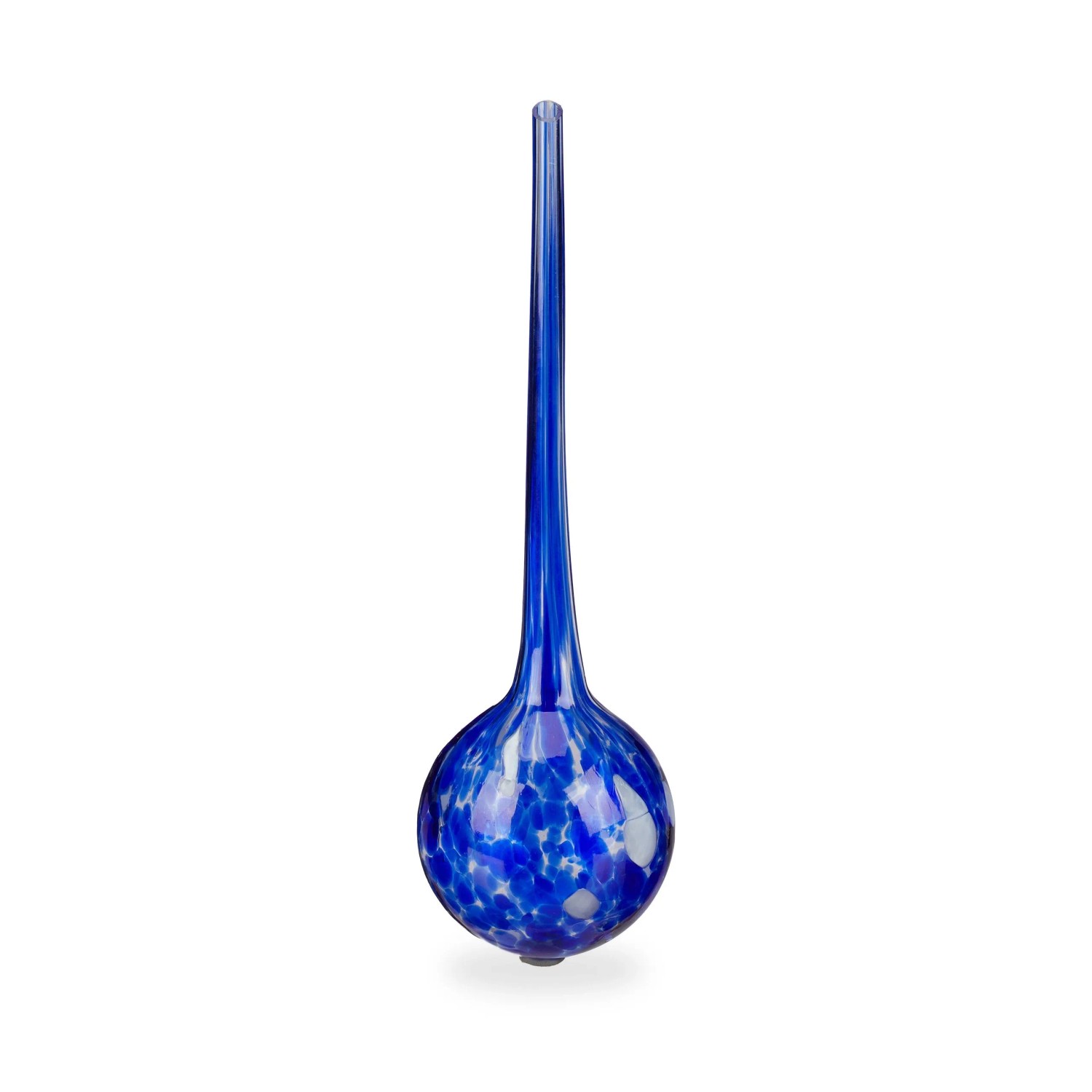 Relaxdays Bewässerungskugel Glas Blau 2er Set 30 cm x 9 cm