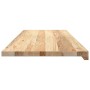 vidaXL Fensterbänke 2 Stk Unbehandelt 110x40x2 cm Massivholz Eiche 4009121_5