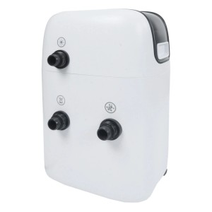 MCW Pumpe für Whirlpool N97, Zubehör mit Heizfunktion, 52x35x23cm, weiße Pool Wärmepumpe.
