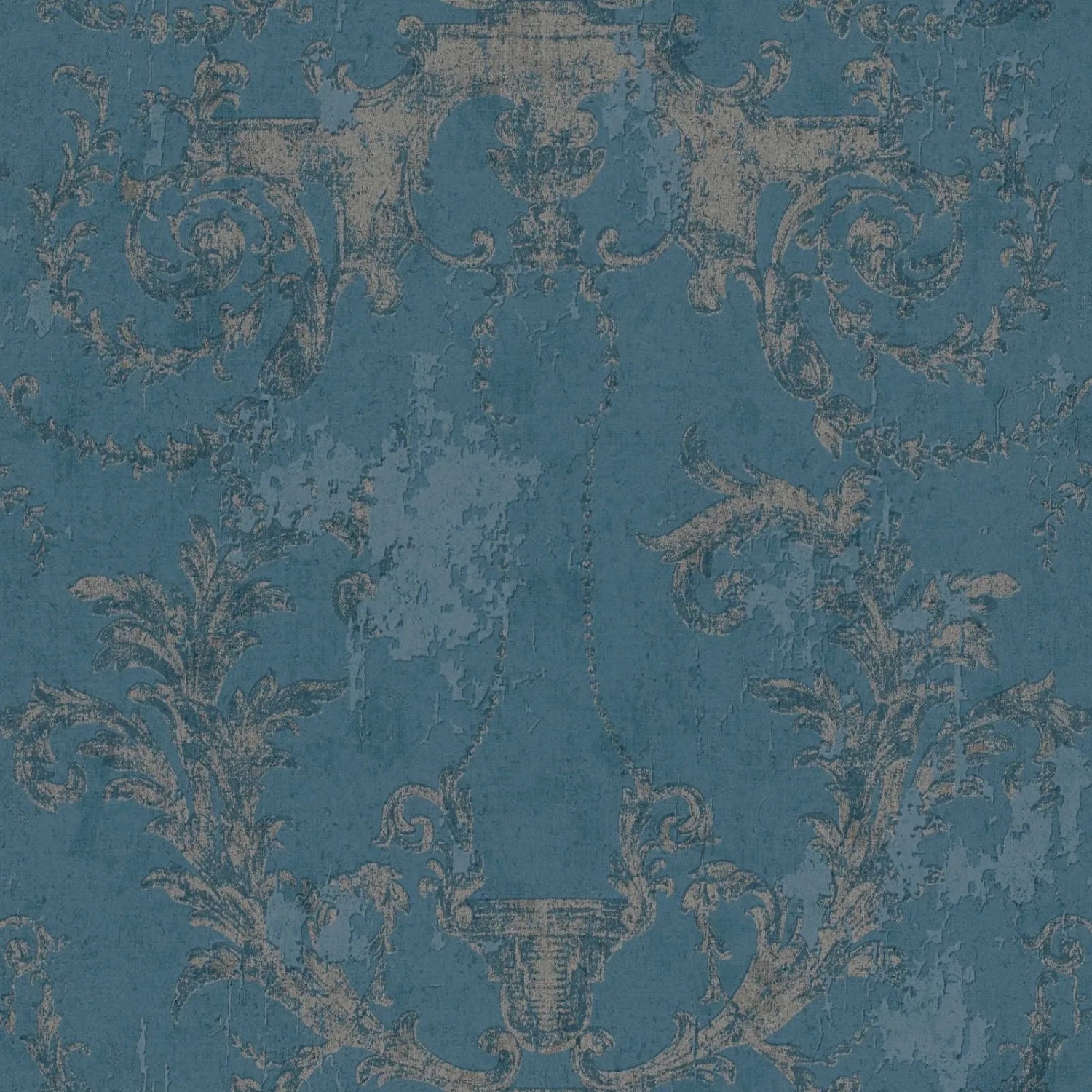 Tadessi Tapete Ornament M1-No.492 Vliestapete in Blau