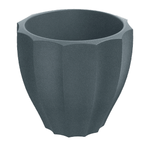 Prosperplast Blumentopf Rona Ø 40 cm x 36 cm Betongrau