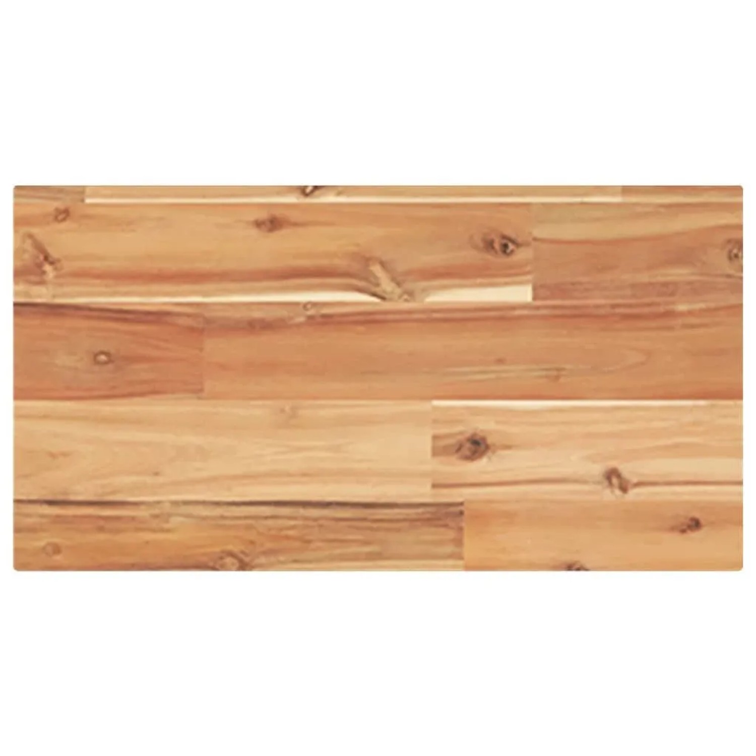 vidaXL Schweberegal 40x20x2 cm Ölbeschichtung Massivholz Akazie 3279495
