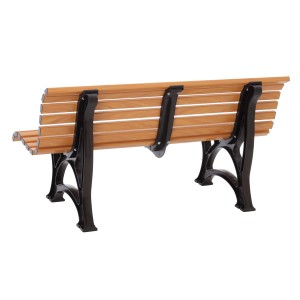 Blome-Tillmann 3er-Bank Helgoland in Holzoptik, Gartenbank für 3 Personen.