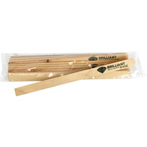 Brilliant Shine Rührstäbe, 10er Pack Holz für Epoxidharz, Farben und Lacke.