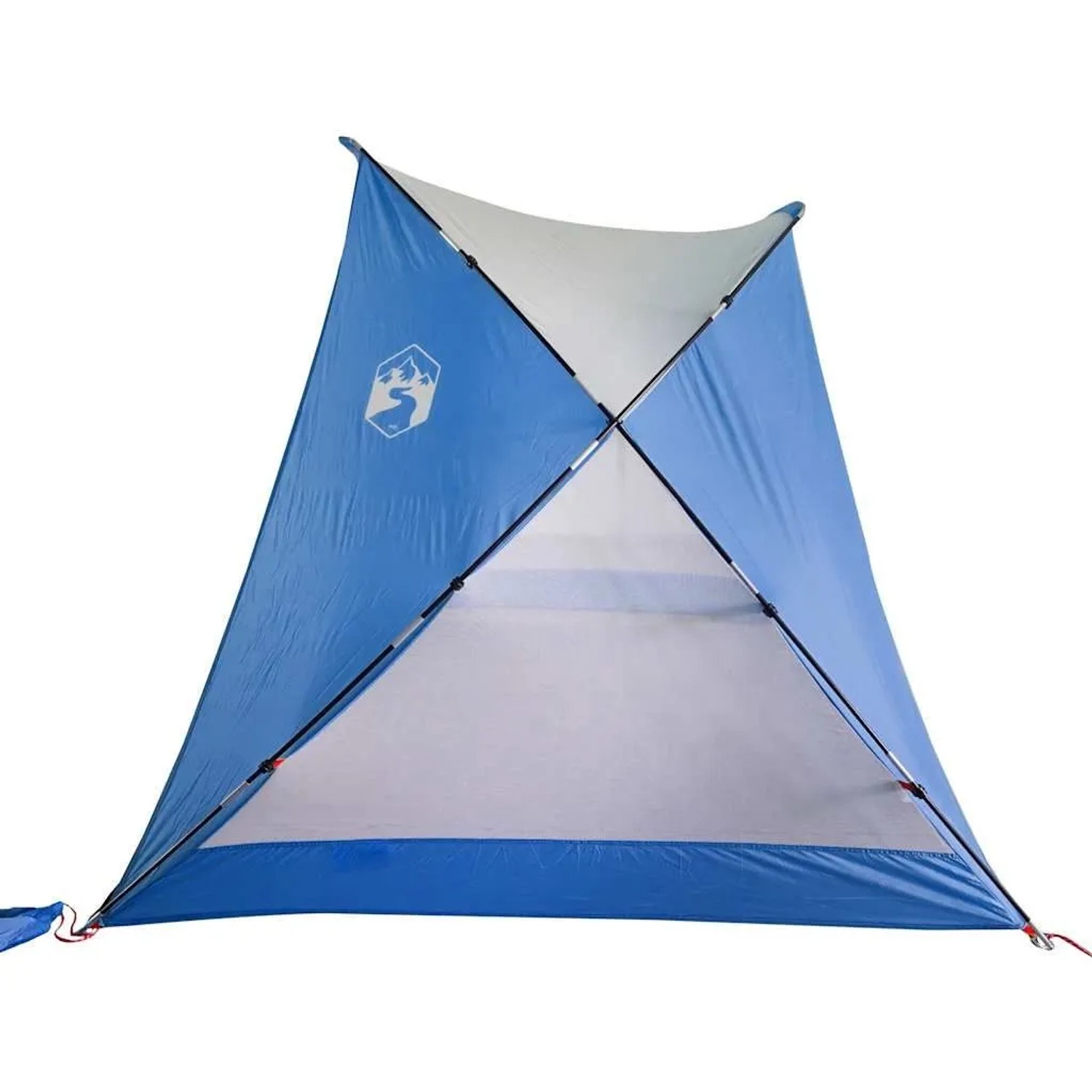 vidaXL Strandzelt Azurblau 274x178x170/148 cm 185T Polyester 94403_6
