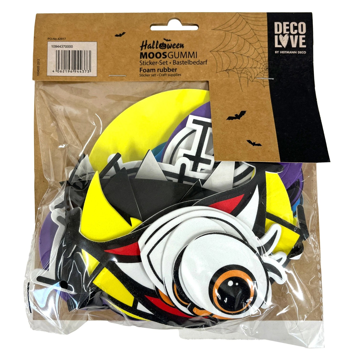 Brauns-Heitmann Moosgummi Sticker Set Bunt