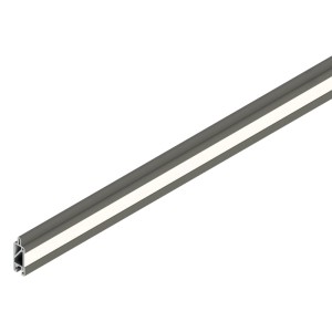 Osmo Lichtprofil, mittig, grau, 184 cm, für Zaunbau & Sichtschutz. LED-Stripes für indirekte Beleuchtung.