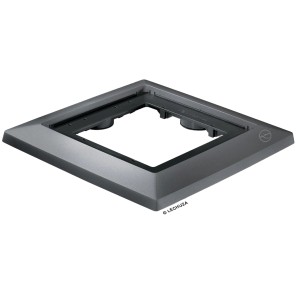 Lechuza Rolluntersetzer Cubico 40, anthrazit metallic, 41x41 cm.