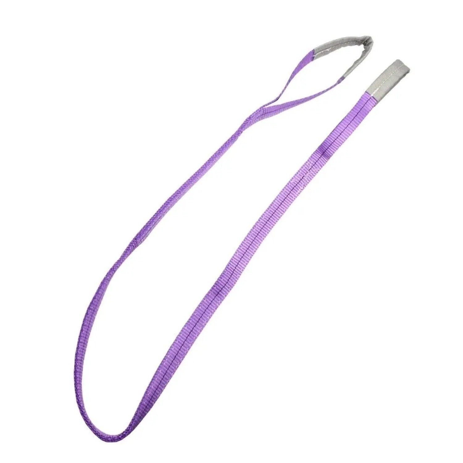 Lila TRUTZHOLM Hebeband 1000 kg, 2 m lang, aus Polyester mit verstärkten Schlaufen. Zum Heben von Lasten.