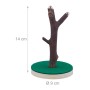 Relaxdays Kronkorkenbaum Holz Braun Grün Magnetisch 14 cm x 9 cm 80 g_4