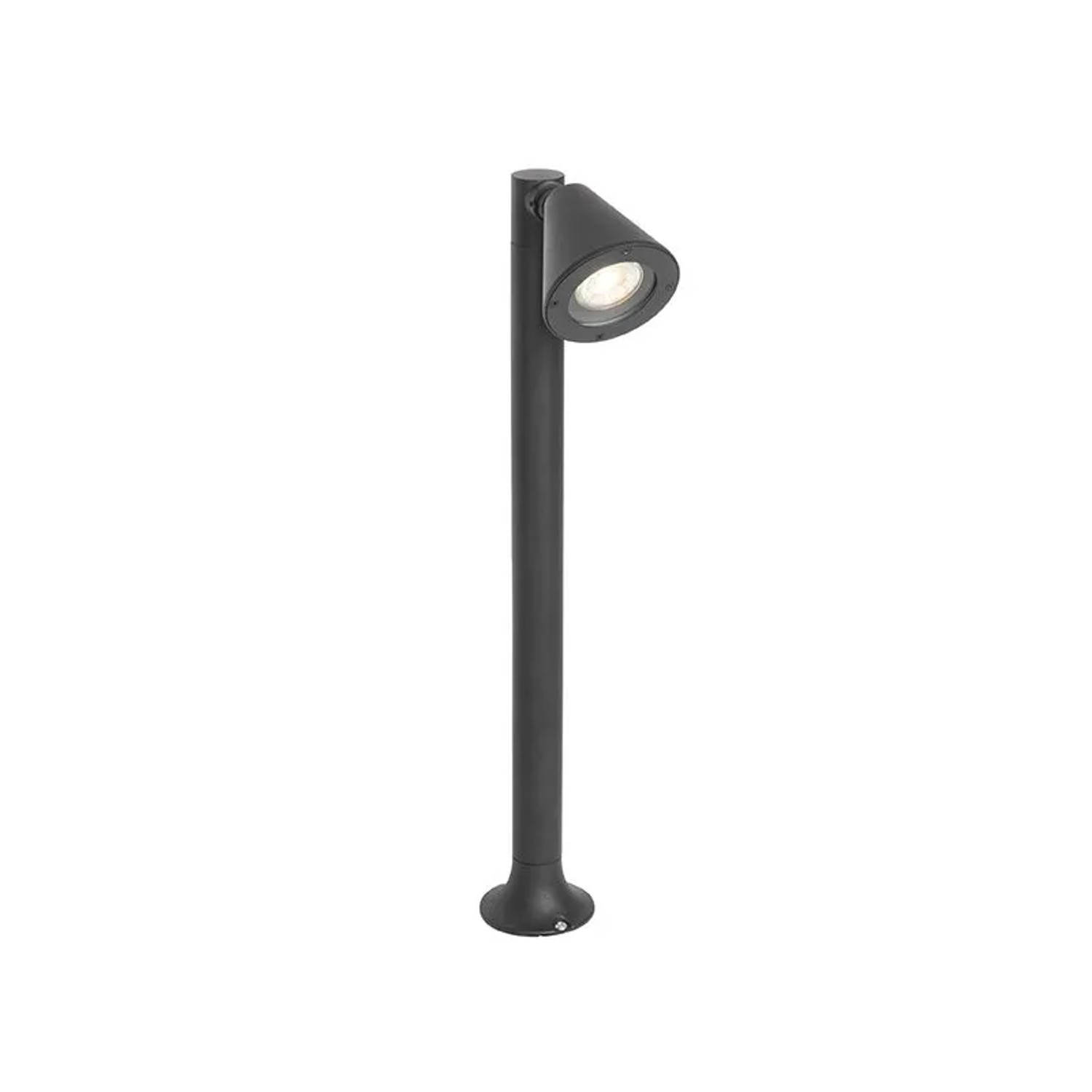 QAZQA Moderne Outdoor Stange Schwarz 60 cm IP44 Ciara