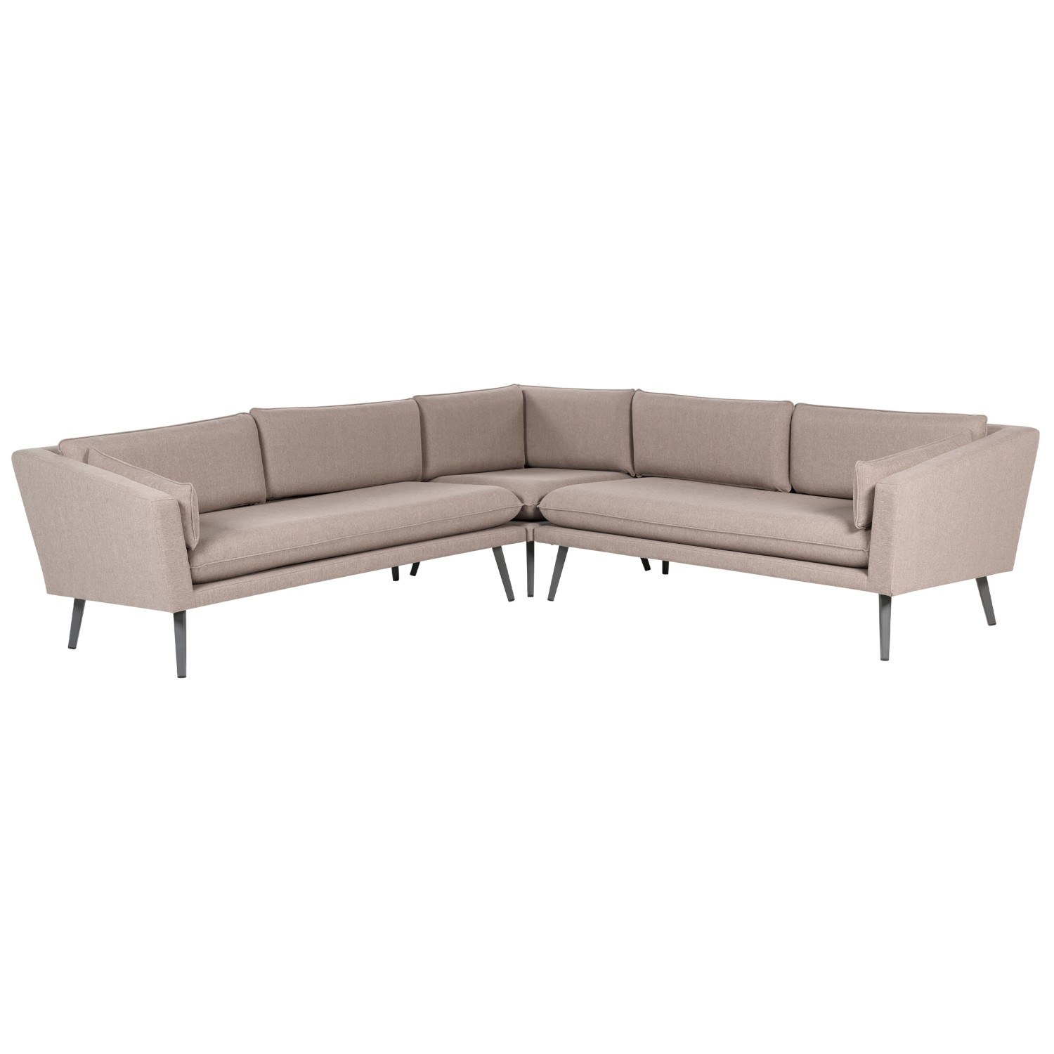 Beliani Gartensofa Beige Grau 243x243x70 günstig online kaufen