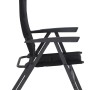 Siena Garden Campingsessel Premium, anthrazit, 6-fach verstellbar, mit AirMesh Bezug.