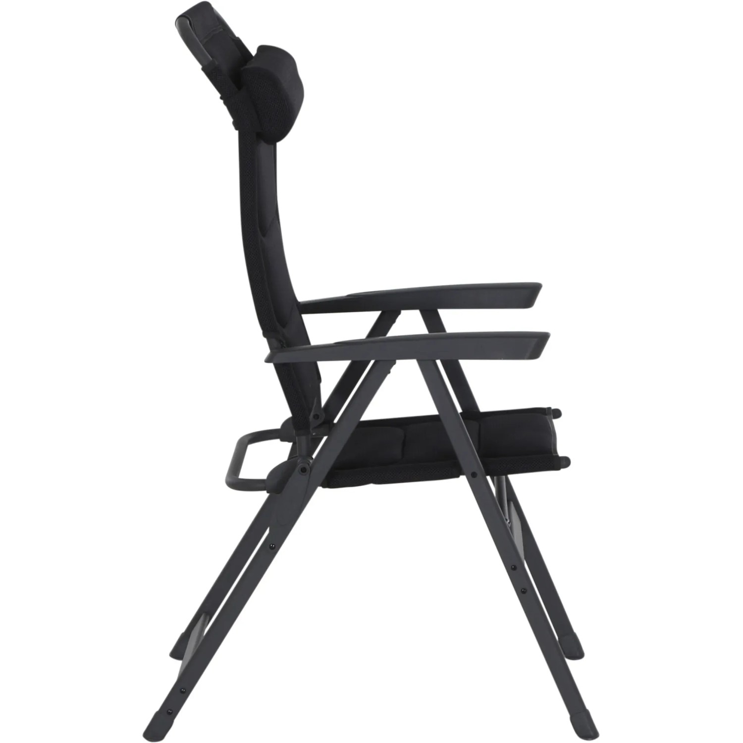 Siena Garden Campingsessel Premium, anthrazit, 6-fach verstellbar, mit AirMesh Bezug.