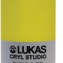 Lukas Cryl Studio Acrylfarbe, 250ml, Tagesleuchtfarbe Zitronengelb.