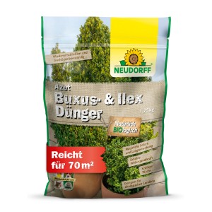Neudorff Azet Buxus- und Ilex-Dünger 1,75kg für Buchsbaum, Ilex und Immergrüne.