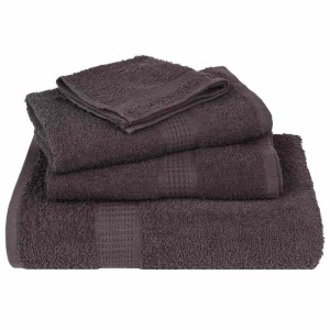 vidaXL Saunatücher 10 Stk Anthrazit 80x200 cm 360 g/m² 100% Baumwolle 136695