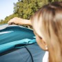 Detailaufnahme: Aufbau des Pavillo Family Ground 4 Zeltes, Campingzelt für 4 Personen.